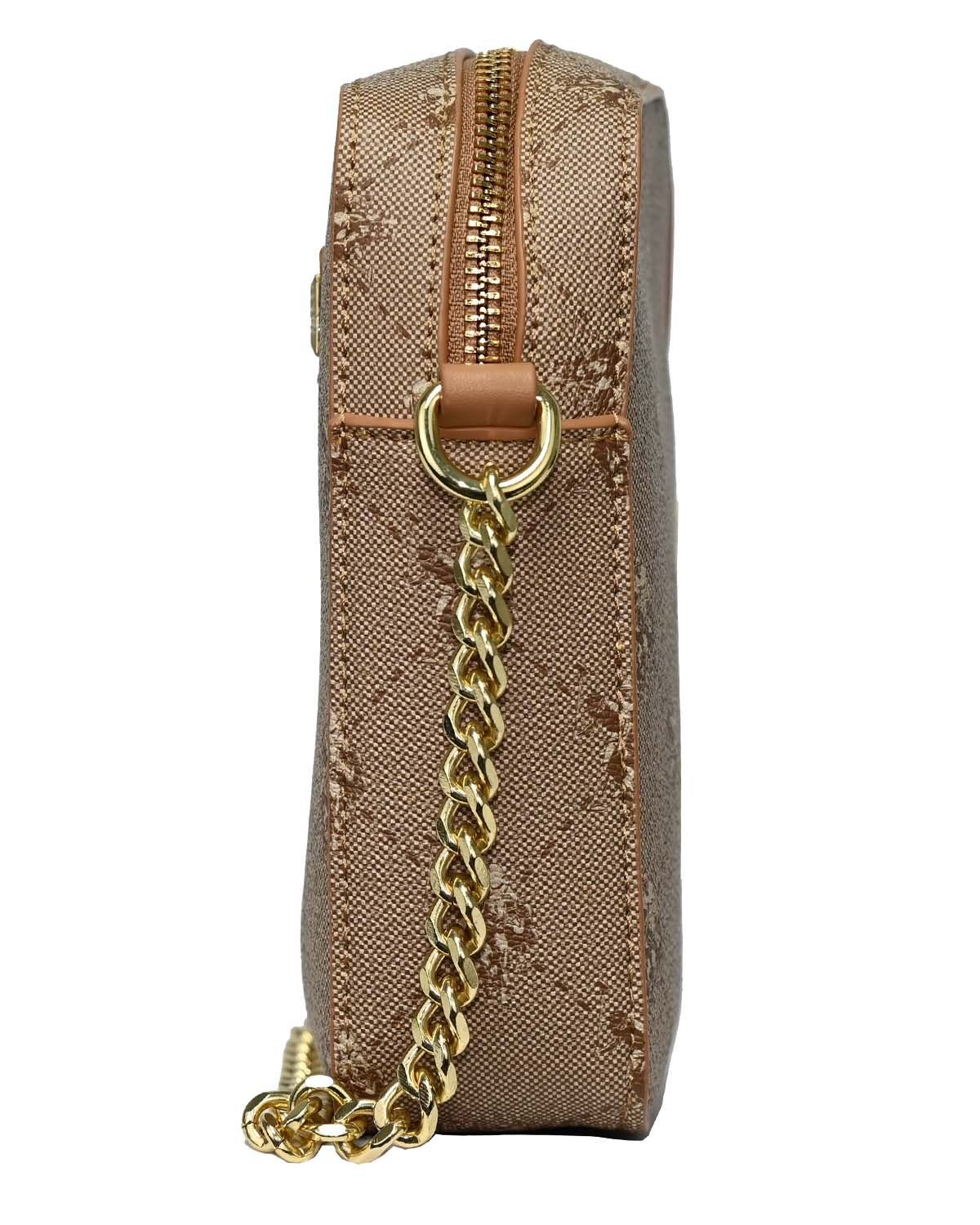 U.S. Polo Assn. Handytasche U.S.POLO ASSN. Hampton Mini Bag printed PU Fb. Camel