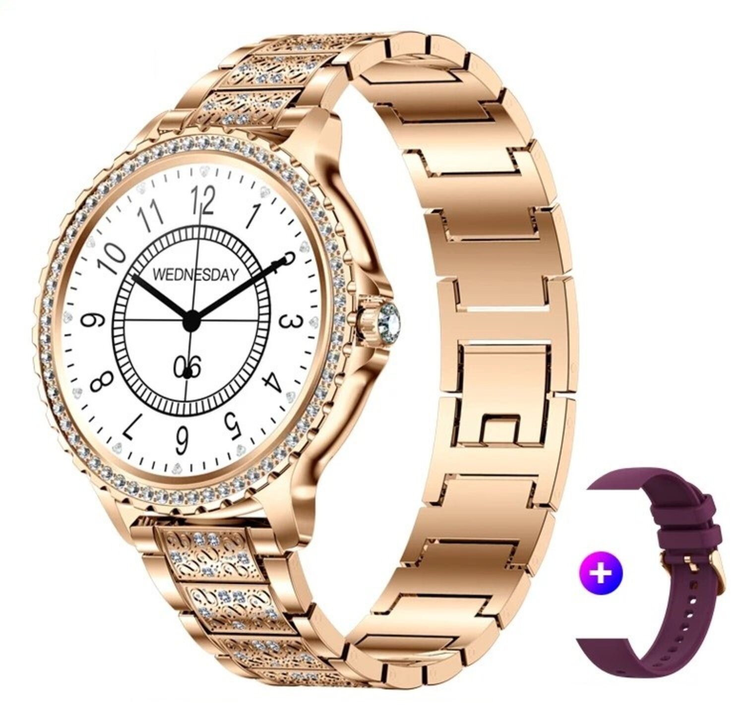 HS Smartwatch Frauen Smart Uhr HD Bildschirm Sport Armband 2025 Smartwatch
