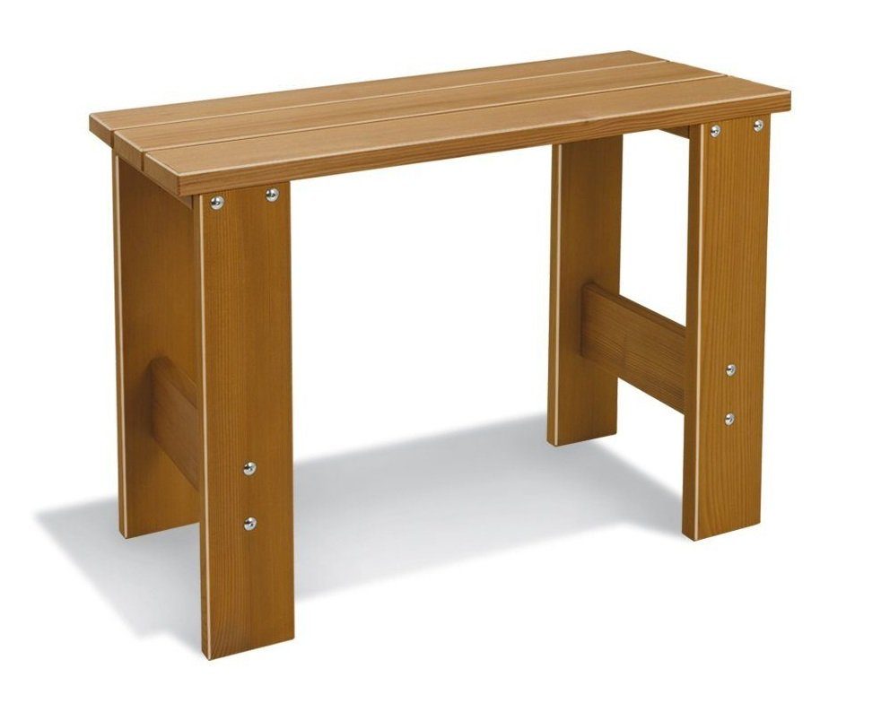Nemmer Kindertisch Nemmer Outdoor Tisch - Kindertisch aus Thermoholz 75 cm x 37 cm x 56 cm