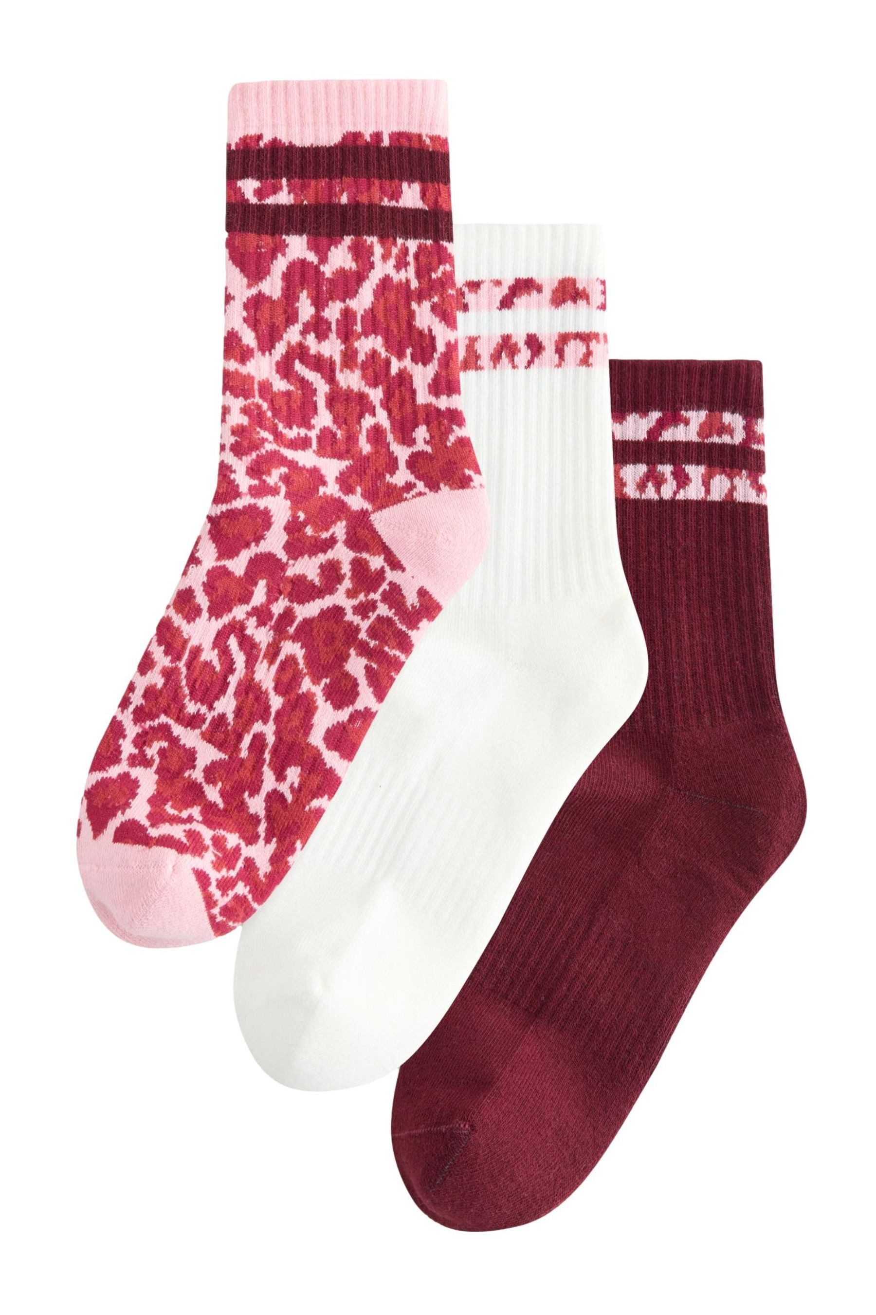 Kurzsocken Ripp-Sportsöckchen mit gepolsterter Sohle 3er-Pack