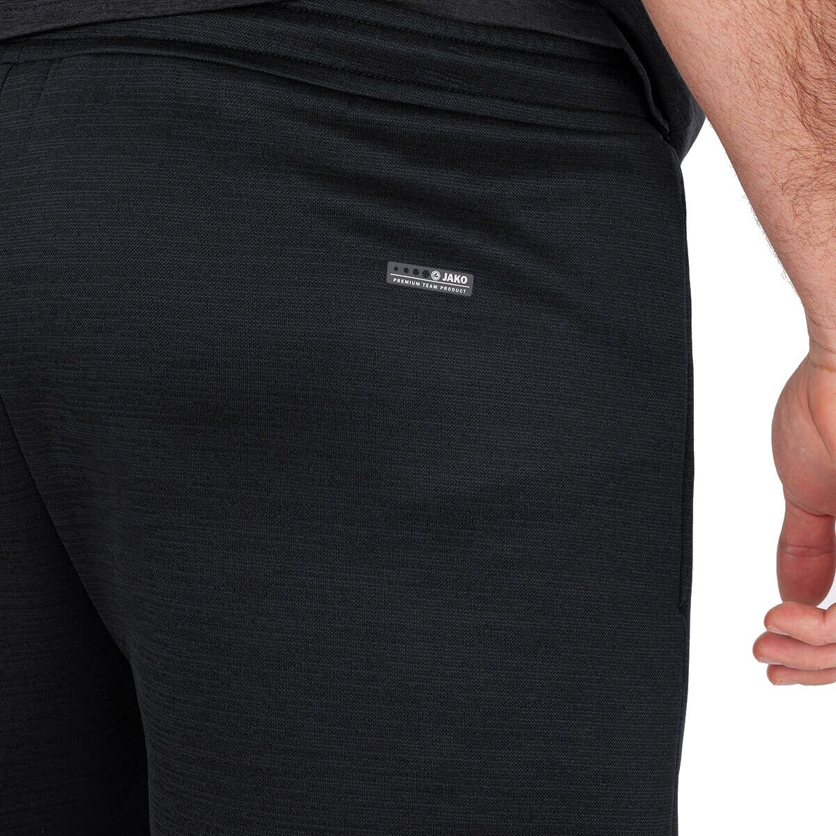 Jako Jogginghose Challenge lang schwarz meliert Herren