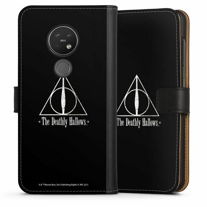 DeinDesign Handyhülle Heiligtümer des Todes Zauberei & Magie Harry Potter Nokia 7.2 Hülle Handy Flip Case Wallet Cover Handytasche Leder