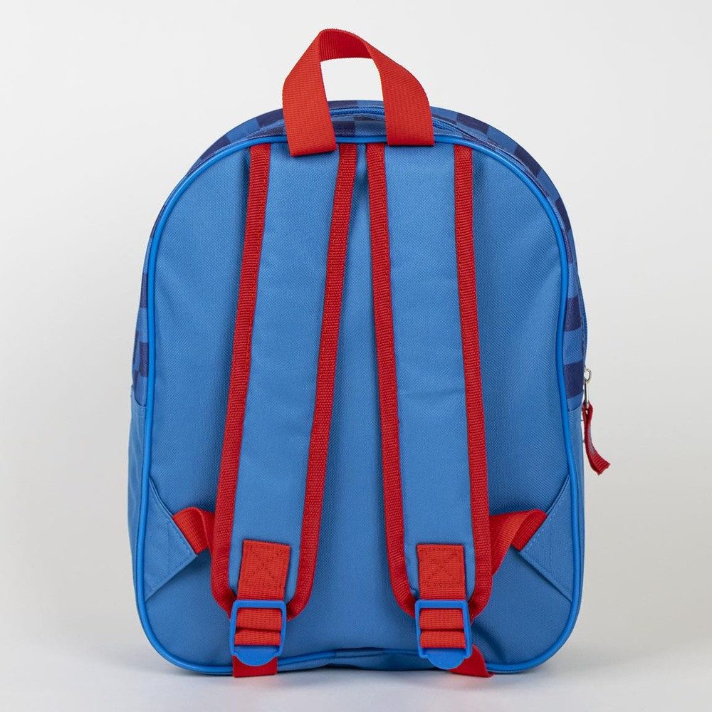 Cerda Kinderrucksack Kinder Rucksack Sonic 3D Blau 25 cm Schulrucksack (1-tlg), Sonic 3D