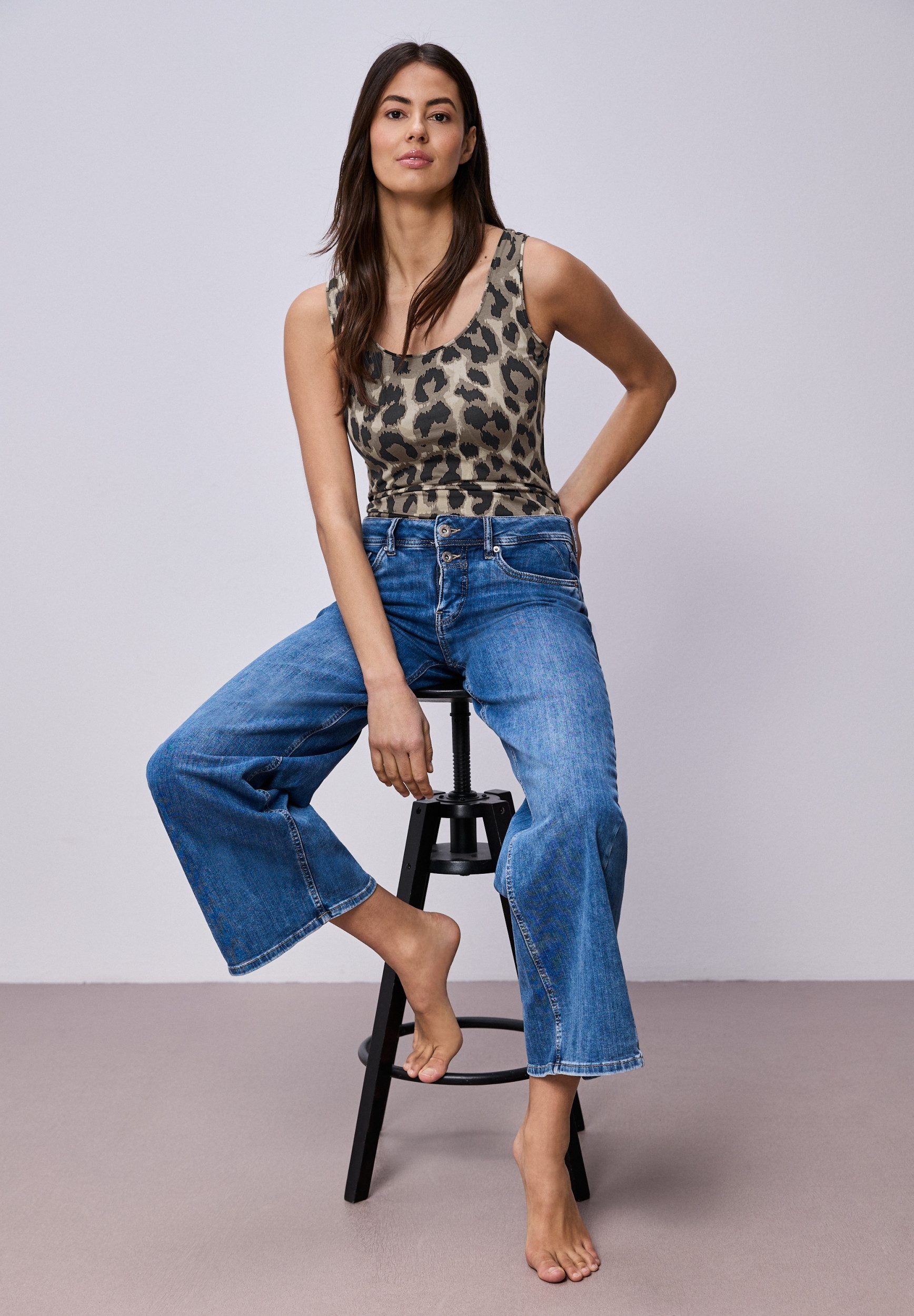 STREET ONE Shirttop LTD QR printed Style Anni basi günstig online kaufen