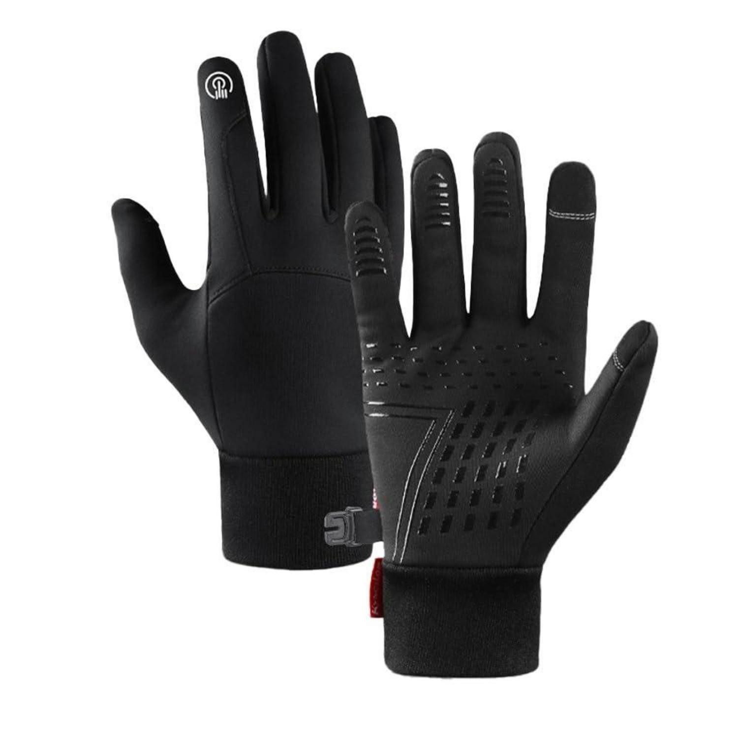 LuxusKollektion Thermohandschuhe Winterhandschuhe Thermo Touchscreen Schwarz S (1-St)