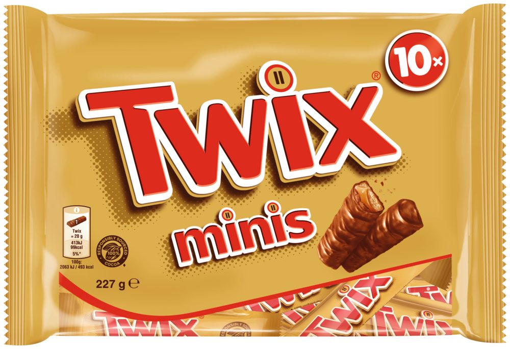 Twix Süßigkeit TWIX Minis 22x227g