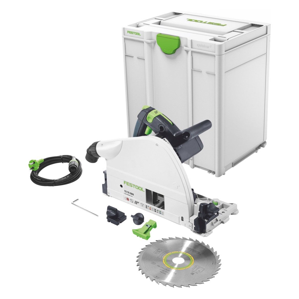 FESTOOL Kompakt-Handkreissäge TS 75 EBQ-Plus Tauchsäge 1600 W 210 mm + Systainer (576110) - Nachf