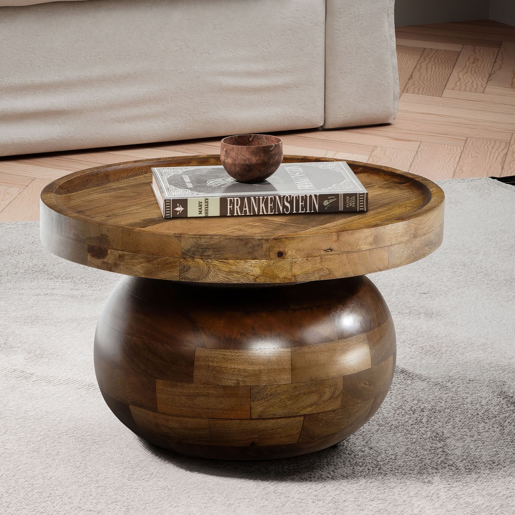 FINEBUY Couchtisch FB102673 (50x50x30,5 cm Sofatisch günstig online kaufen