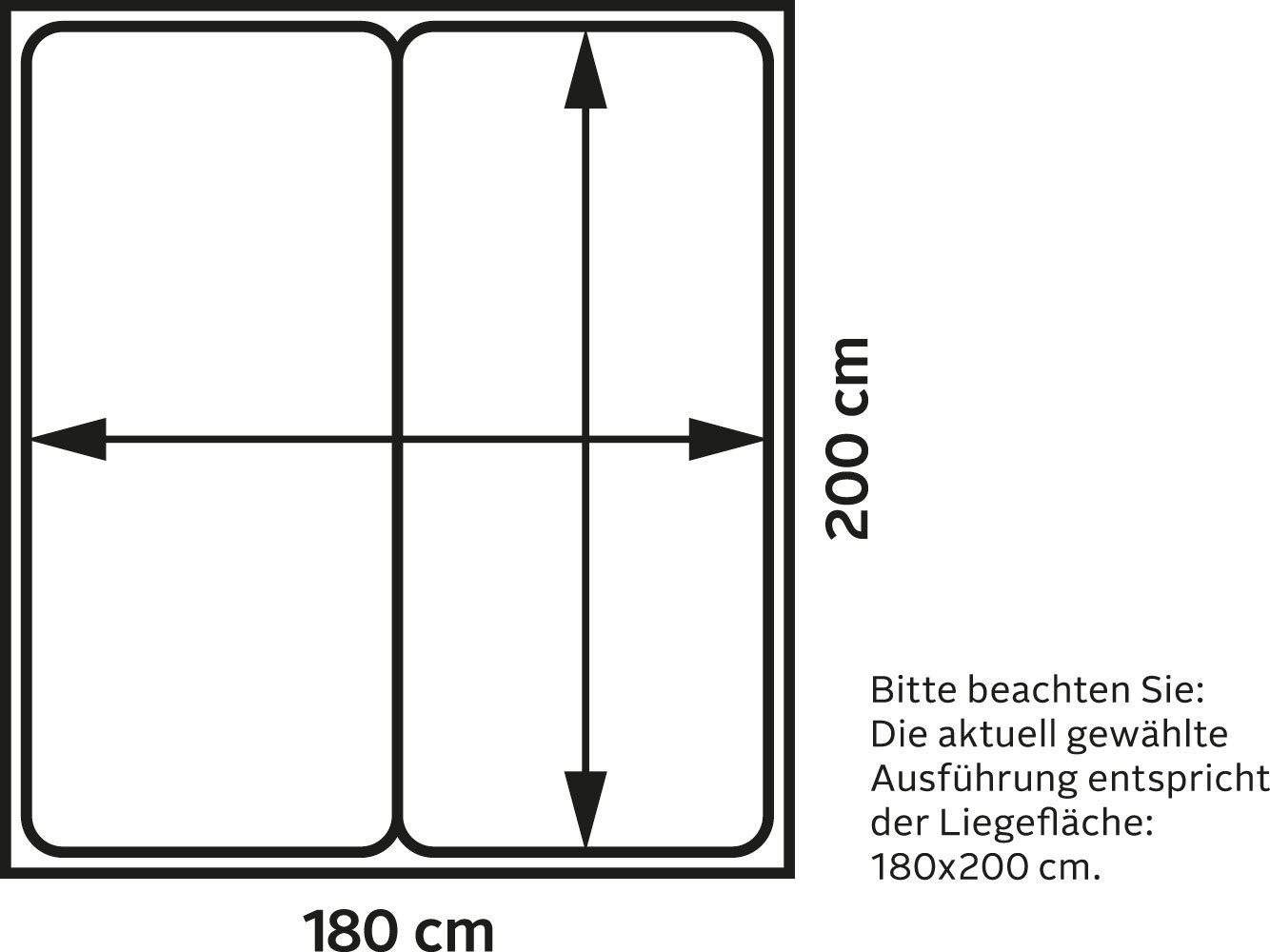 Westfalia Schlafkomfort Boxspringbett, inkl. Kaltschaum-Topper günstig online kaufen