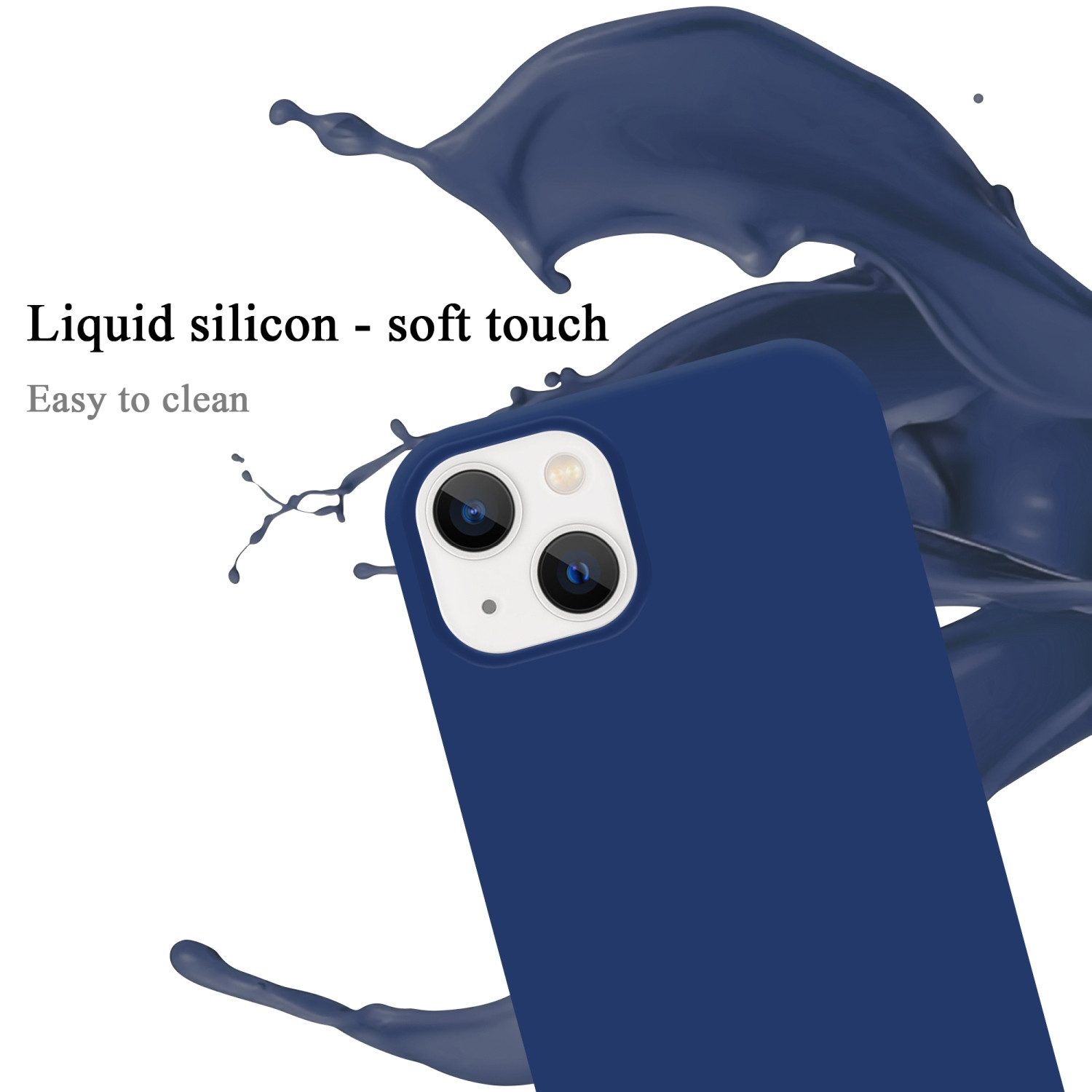 Cadorabo Handyhülle für iPhone 14 Hülle Apple iPhone 14, Flexible Hülle TPU Silikon Schutzhülle Back Cover Case