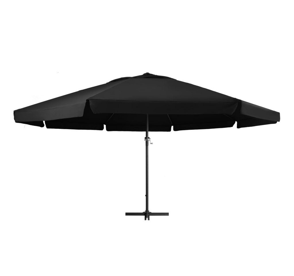Thumbnail - vidaXL Sonnenschirm Sonnenschirm mit Aluminium-Mast 500 cm Schwarz