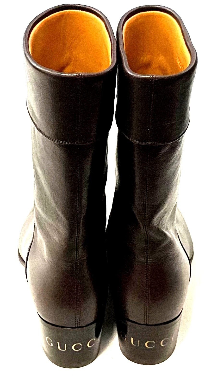 GUCCI GUCCI BOOTIE LEATHER L.S AUROVILLE . Gucci Herren Stiefeln. Cowboy Stiefelette aus echtem Leder