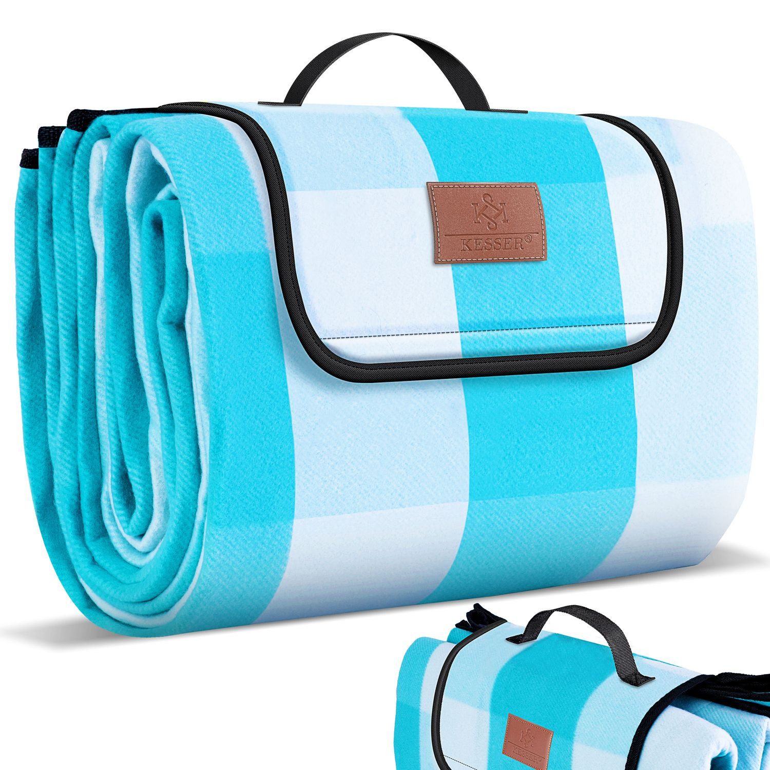 Picknickdecke, KESSER, Picknickdecke campingdecke XXL 200 cm wärmeisoliert