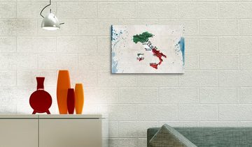 Artgeist Wandbild Landkarte von Italien