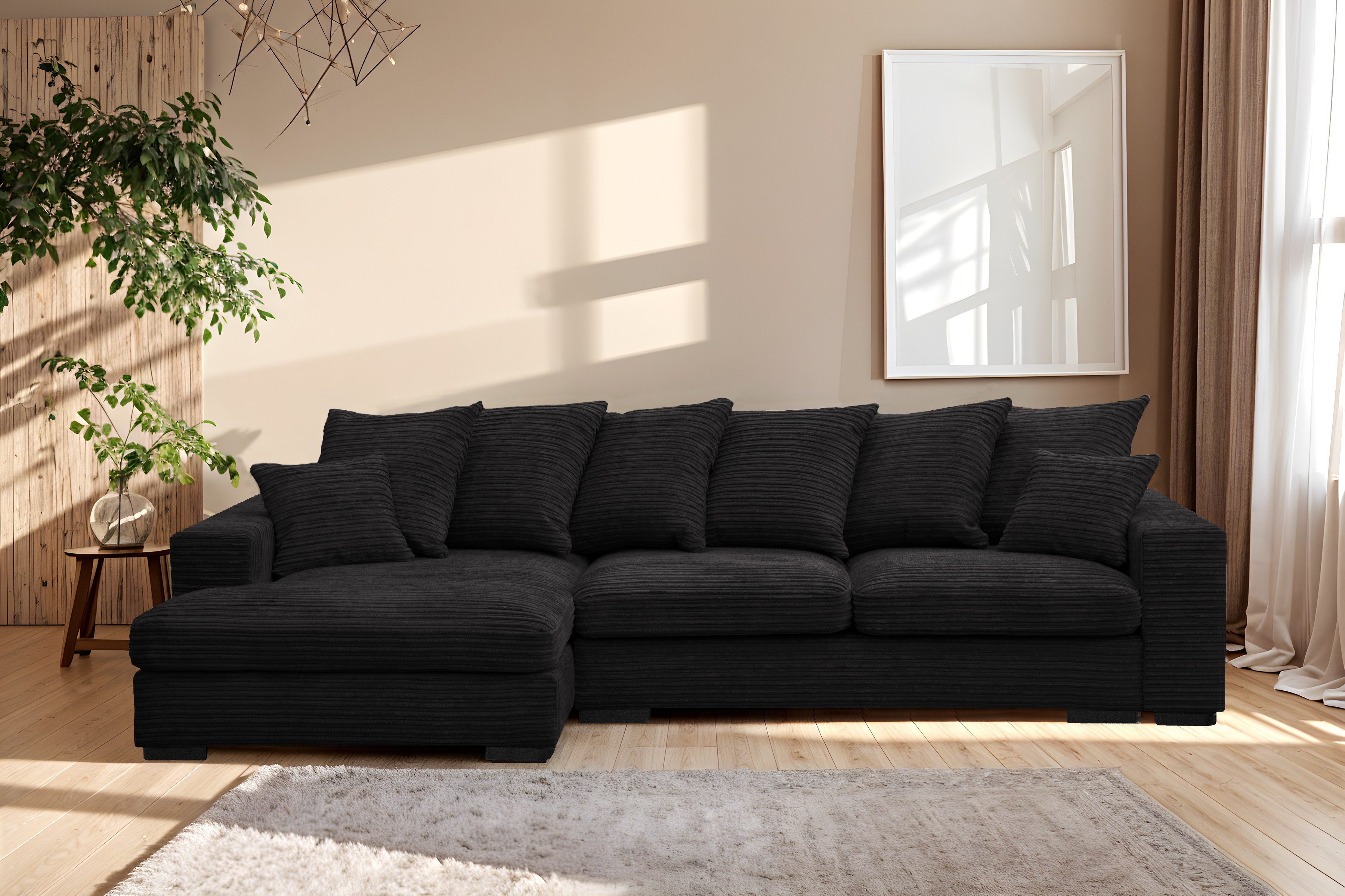Kaiser Möbel Ecksofa Sofa L-form, Couch günstig online kaufen