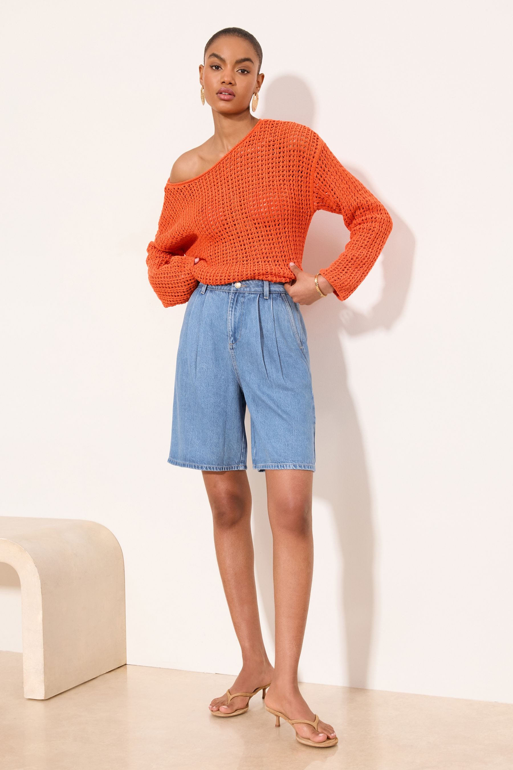 LIPSY Bermudas Lipsy Bermuda-Jeansshorts (1-tlg) – Bild 3 von 4