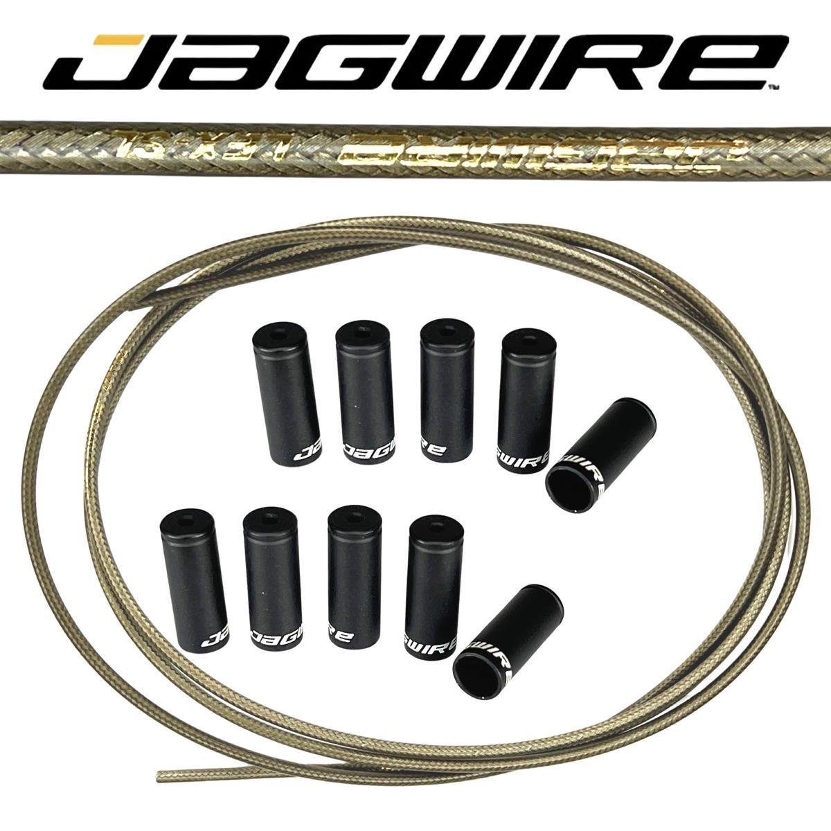 Jagwire Fahrradkurbel Jagwire Schaltzugaußenhülle LEX-SL 2,5m Carbon/Silber