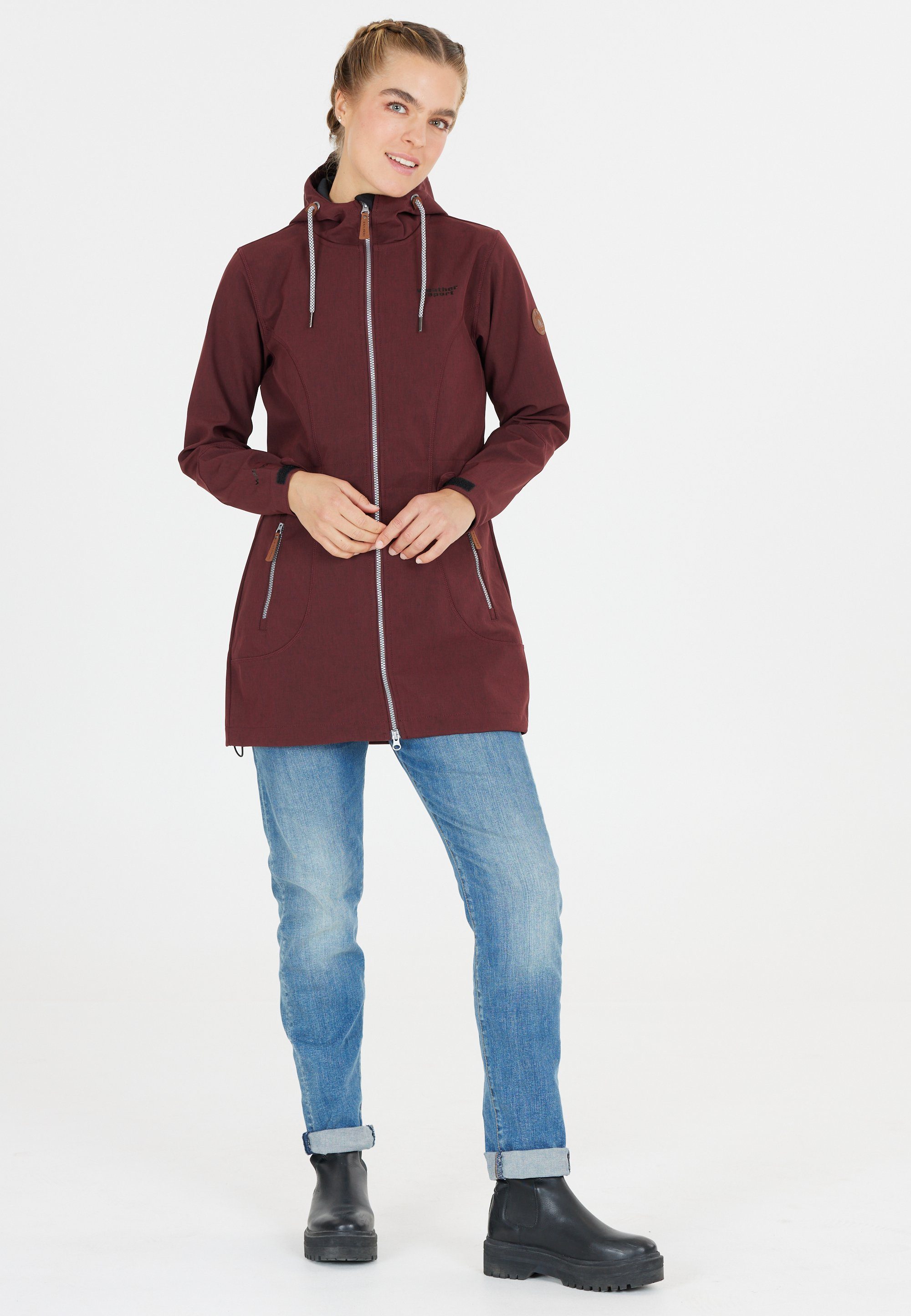 WEATHER REPORT Softshelljacke LILAN mit verschweißten Nähten