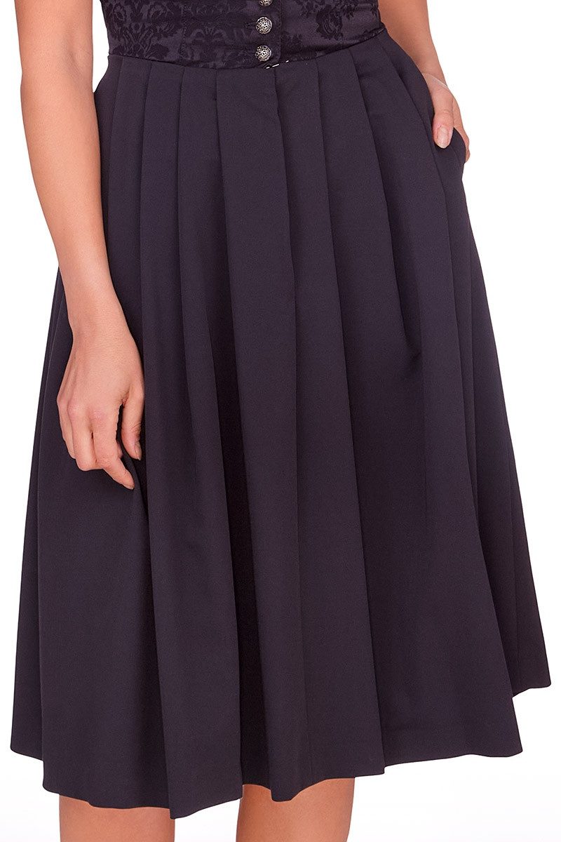 Berwin & Wolff Dirndl Midi Dirndl 1tlg. - GESINA - schwarz – Bild 4 von 5