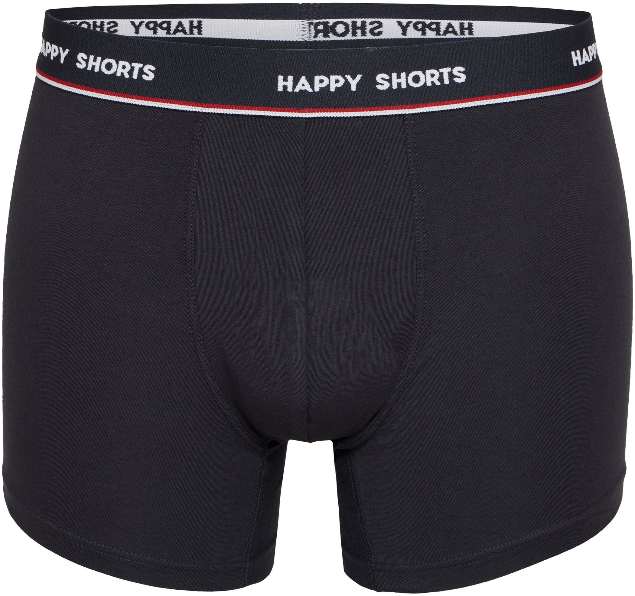 Kariert Rot Herren Shorts Trunk Boxershorts Happy Jersey HAPPY (1-St) Pant Boxer SHORTS Trunk 2