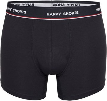 HAPPY SHORTS Trunk 2 Happy Shorts Jersey Trunk Herren Boxershorts Boxer Pant Rot Kariert (1-St)