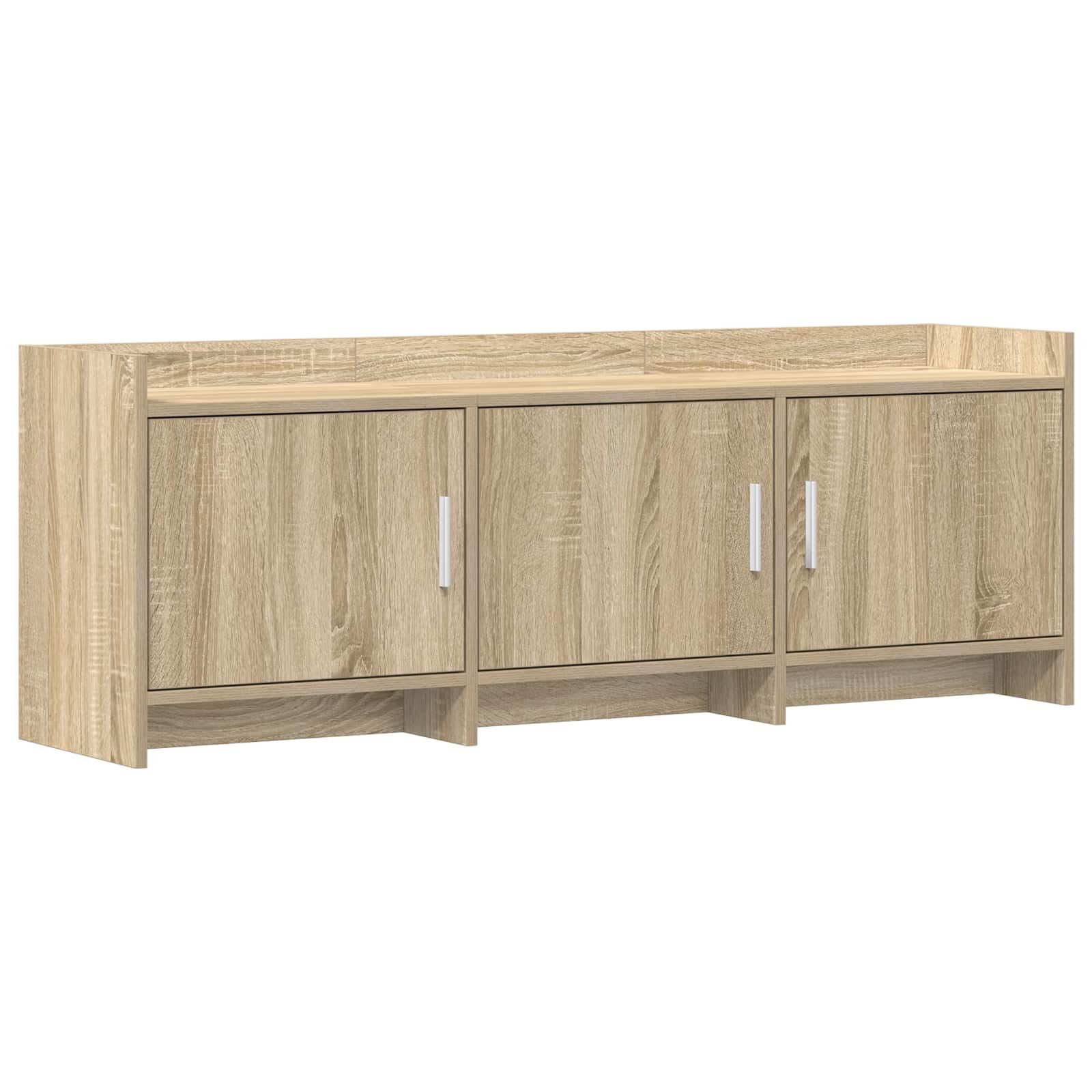 TV-Schrank TV-Schränk 130 x 33 x 47 cm Sonoma-Eiche Holzwerkstoff