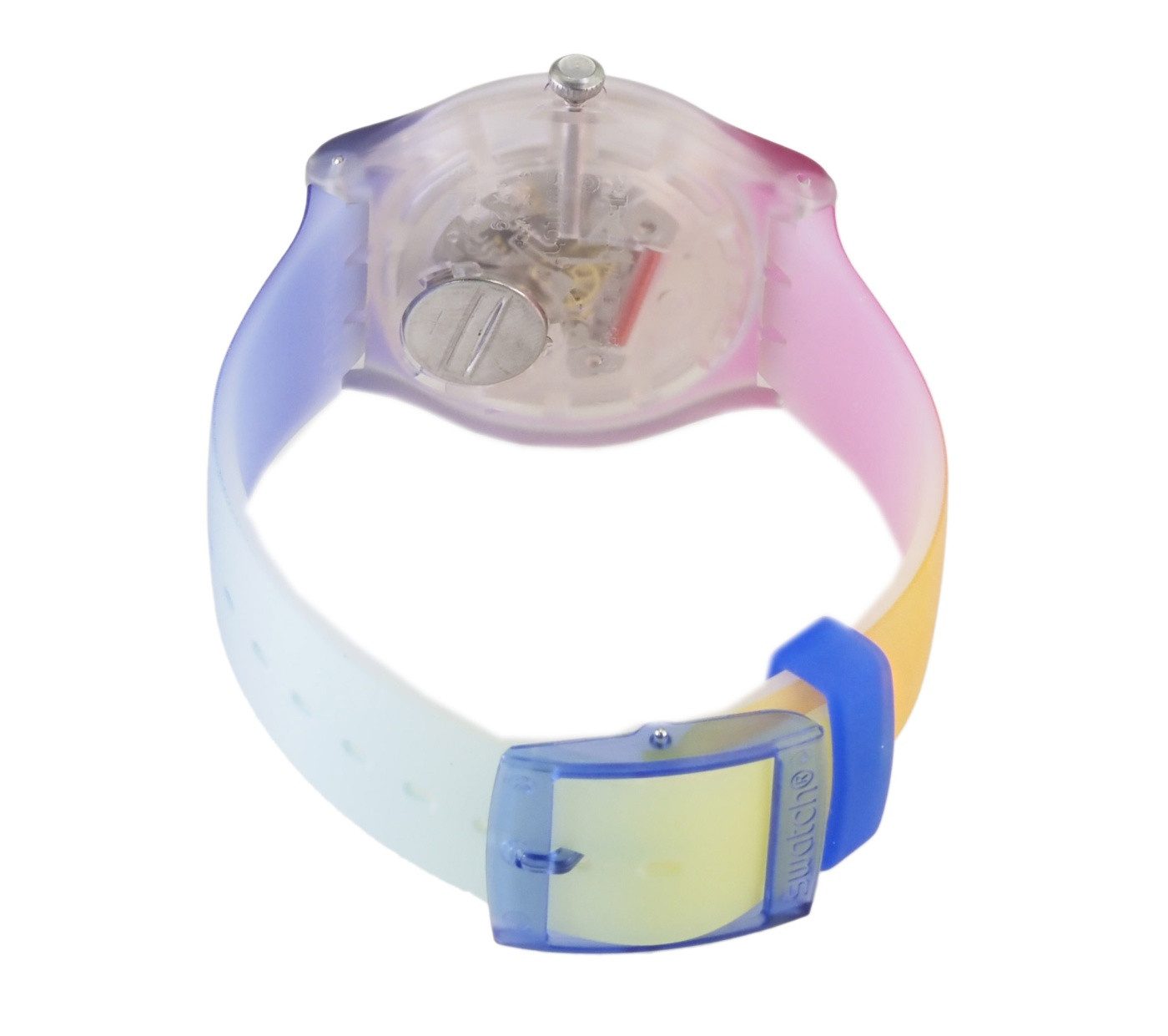 Swatch Quarzuhr Swatch Damen Herren Quarz Uhr SZOK143 Multiboost X38, (Blau)