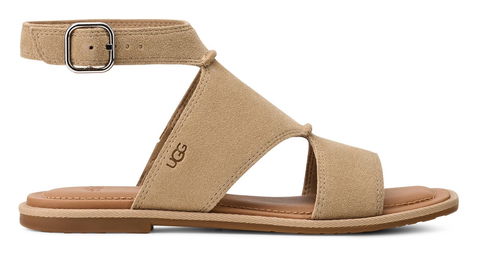 UGG DELRAY Sandale, Flats, Riemchensandale mit Fußbett Memory-Schaum günstig online kaufen
