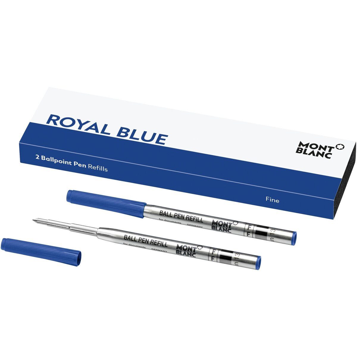 MONTBLANC Kugelschreiber Kugelschreibermine - F 2 Minen royal blue.
