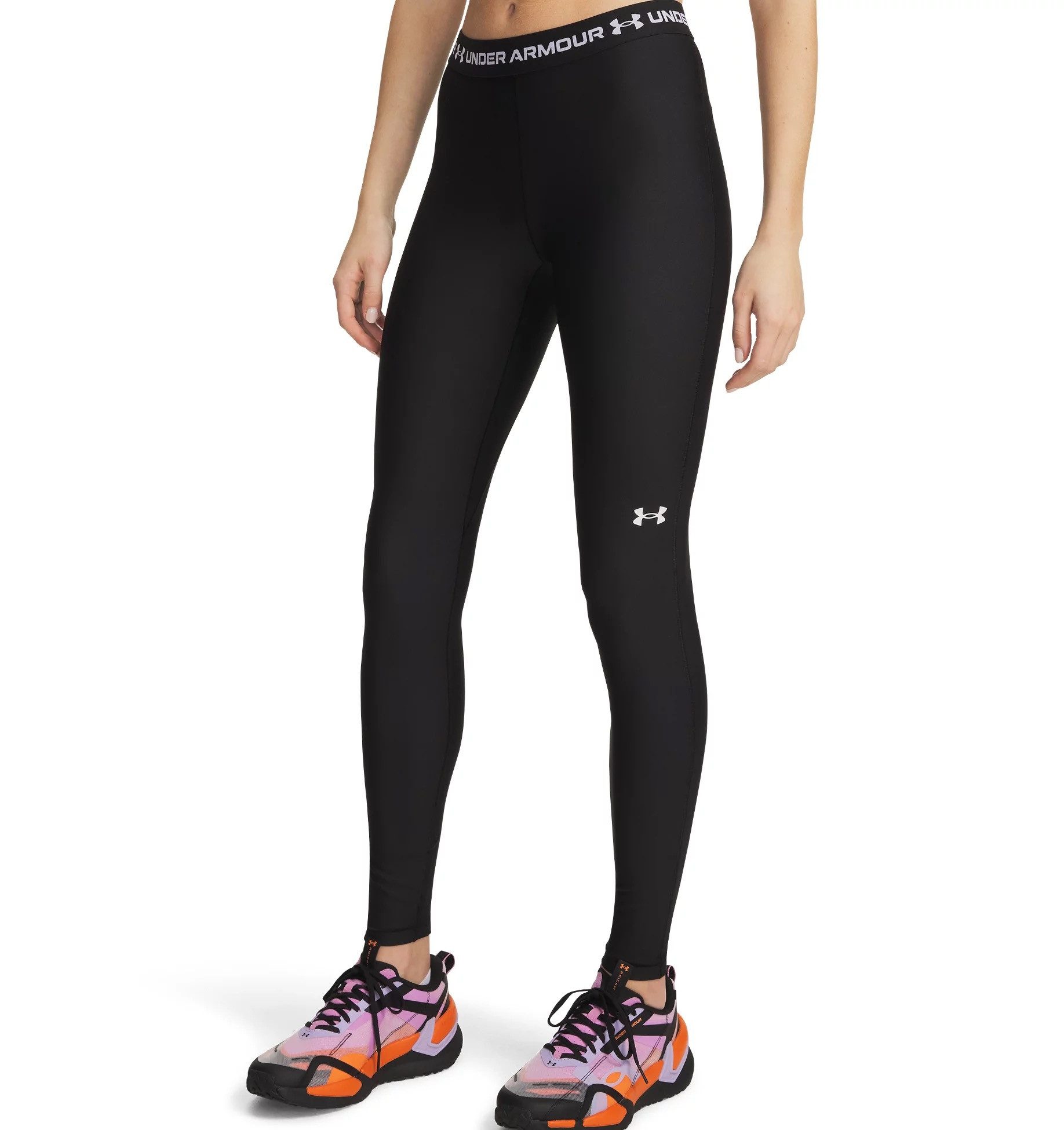 Under Armour® Trainingstights HEATGEAR LEGGING für vielseitige Aktivitäten, leichtes Material, mit Elasthan-Anteil