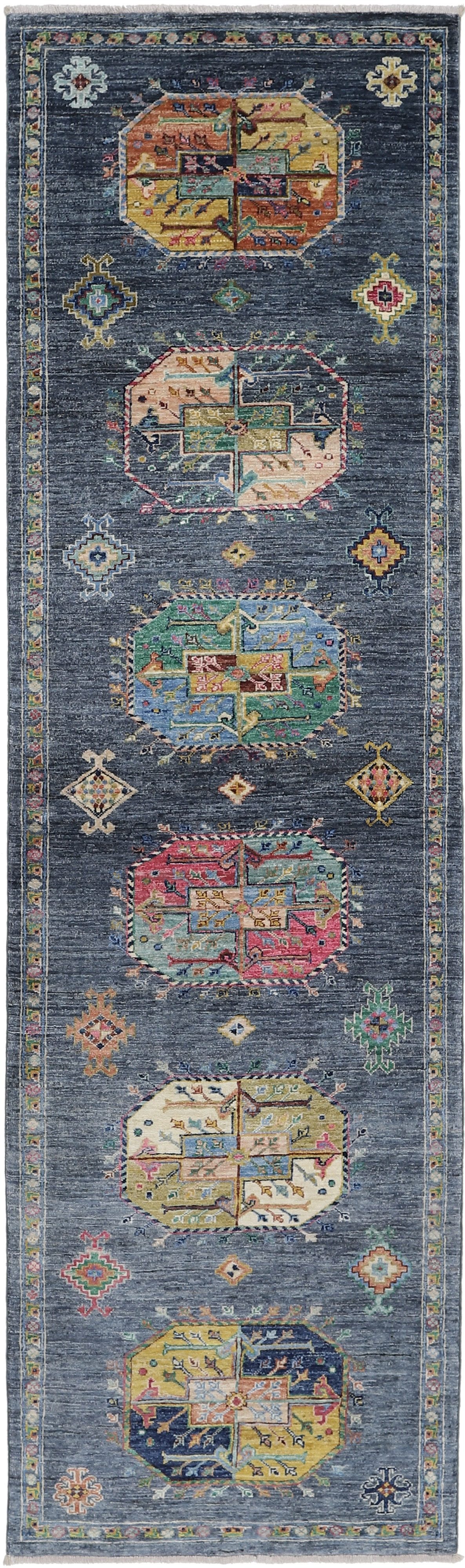 Carpet Avenue Teppich Ziegler Shabargan 291x81, Läufer, Höhe: 7 mm