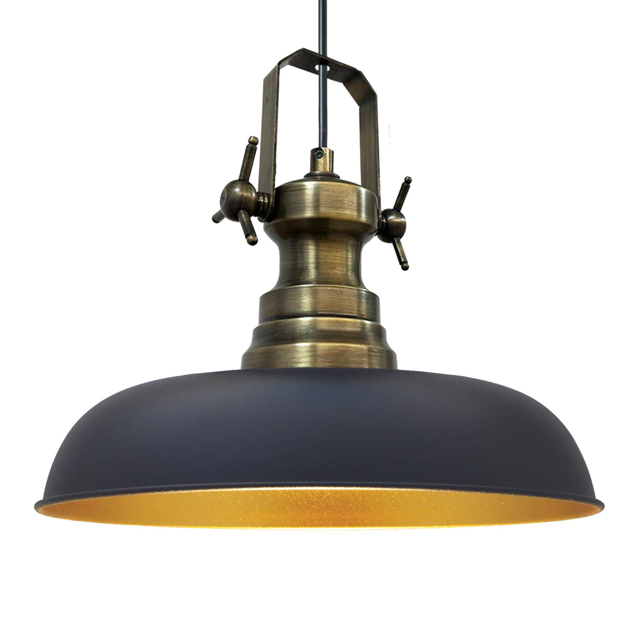 Bamyum Pendelleuchte Pendelleuchte Vintage Industrial 31cm Nota Küchenlampe Hängend Vintage, ohne Leuchtmittel
