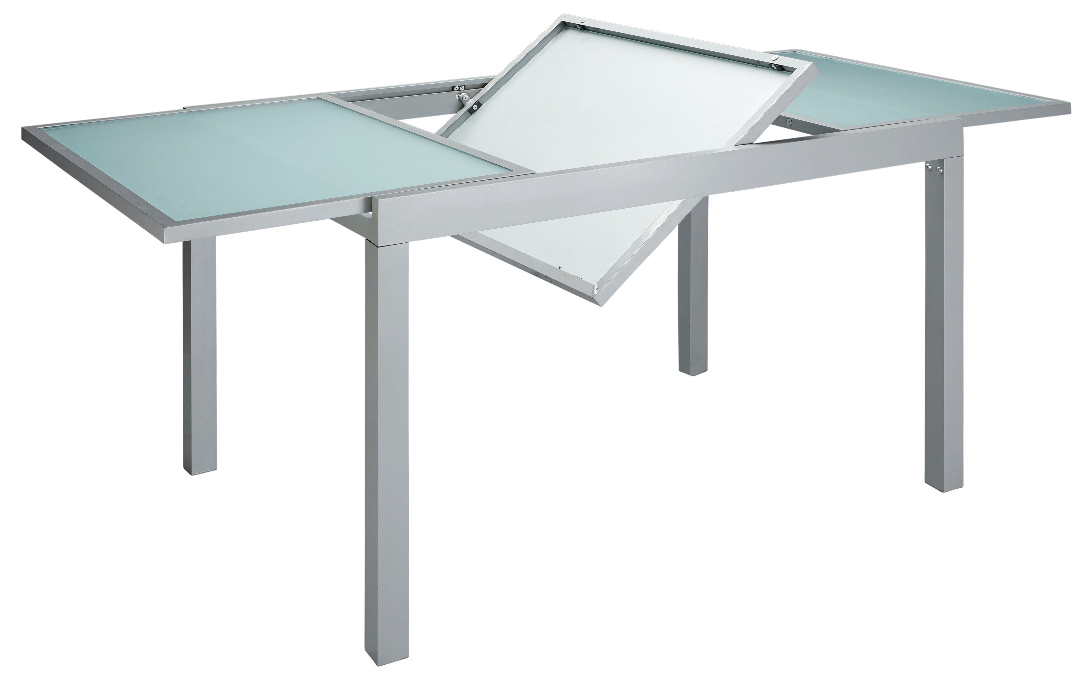 MERXX 7-tlg), (120 cm) ausziehbarem inkl. 180 6 und (Set, Lima, Garten-Essgruppe - Sesseln Tisch