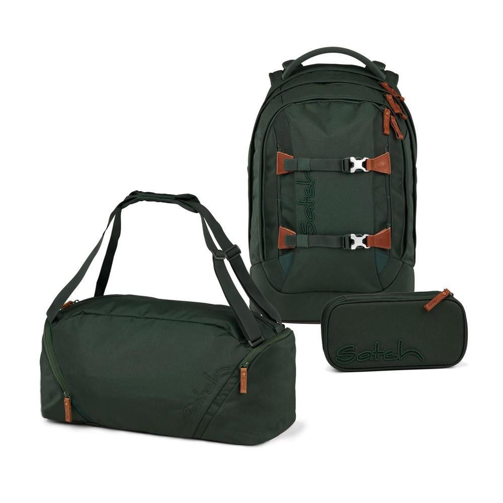 Satch Schulrucksack Pack (3tlg, inkl. Schlamperbox und Sporttasche)