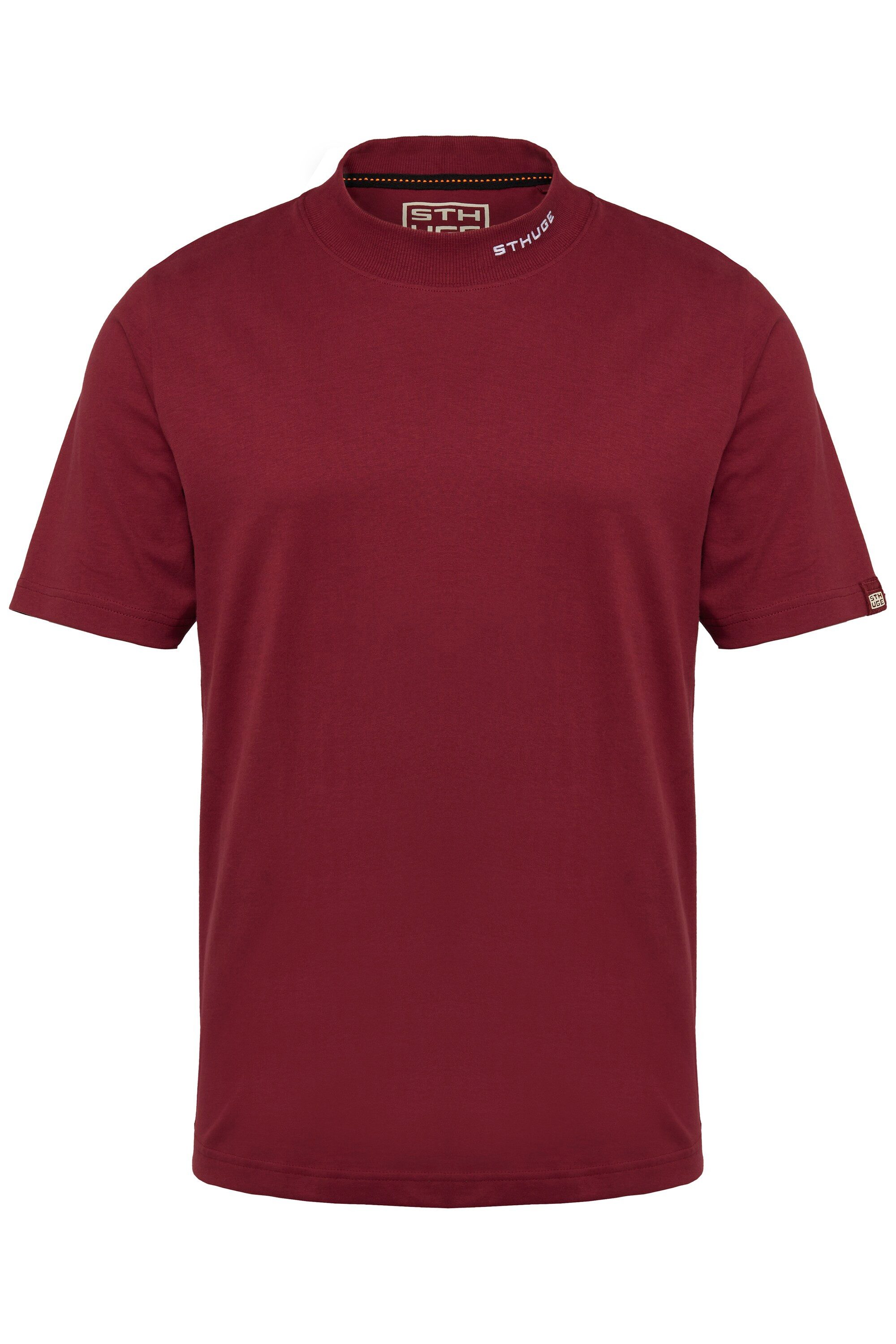 STHUGE T-Shirt STHUGE T-Shirt Halbarm Stehkragen günstig online kaufen
