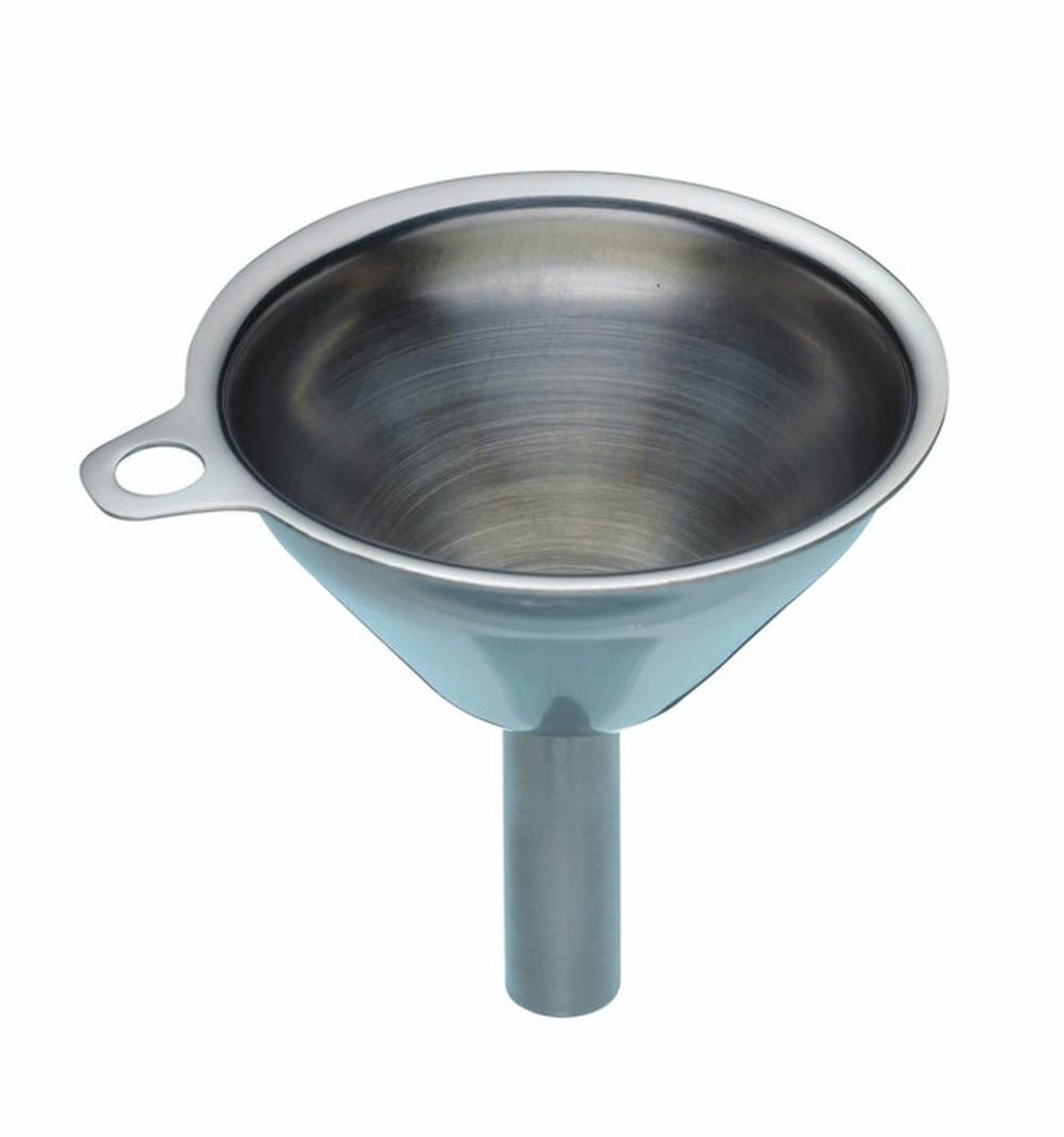 Kitchencraft Trichter Minitrichter - Edelstahl, rostfrei, Küchen-Trichter mit Griff 5,5 cm, (1-tlg), Für Öl-Flaschen, Essigflaschen, Gewürztöpfe, Salzmühlen, etc..