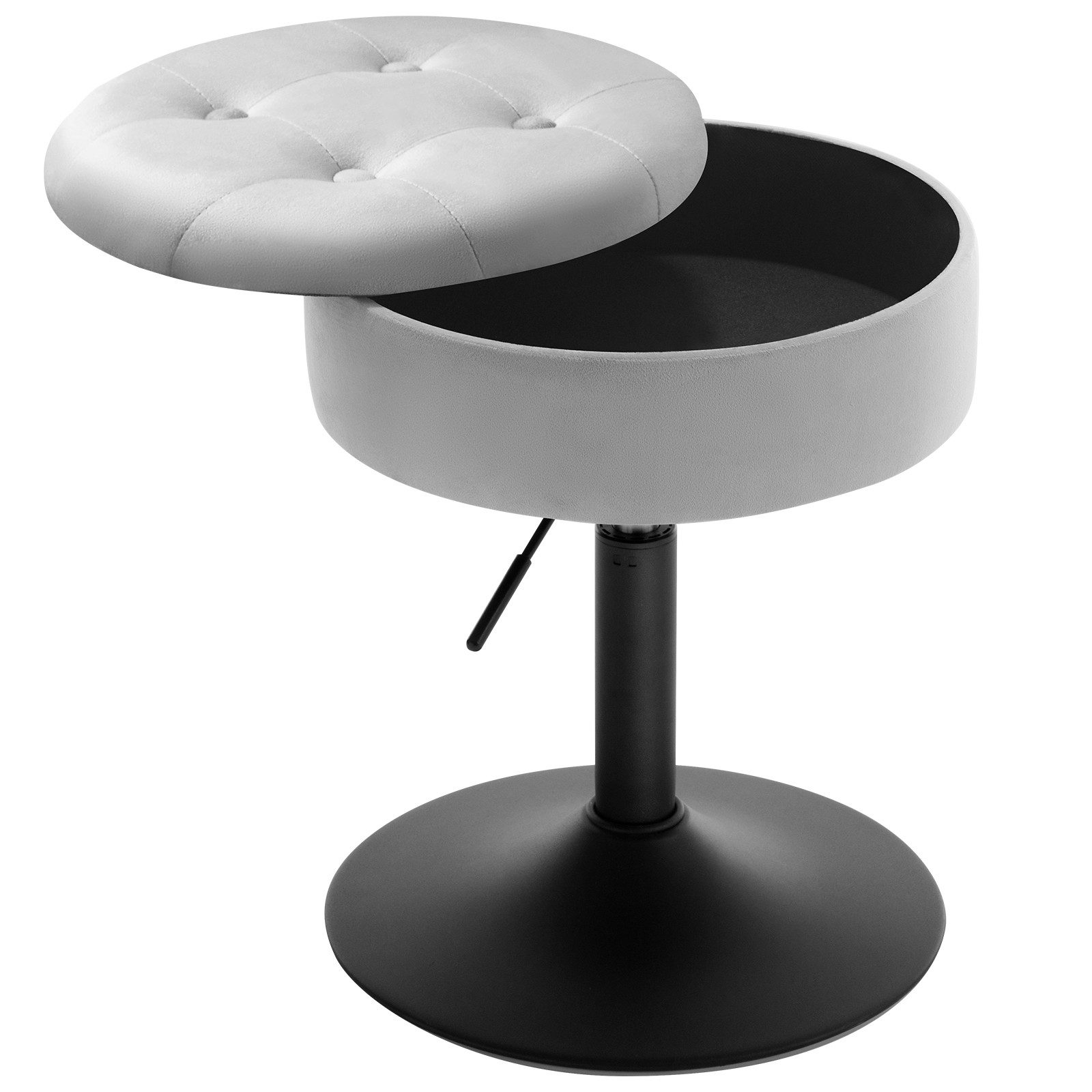 Woltu Drehhocker (1 St), Barhocker mit Stauraum drehbar höhenverstellbar günstig online kaufen