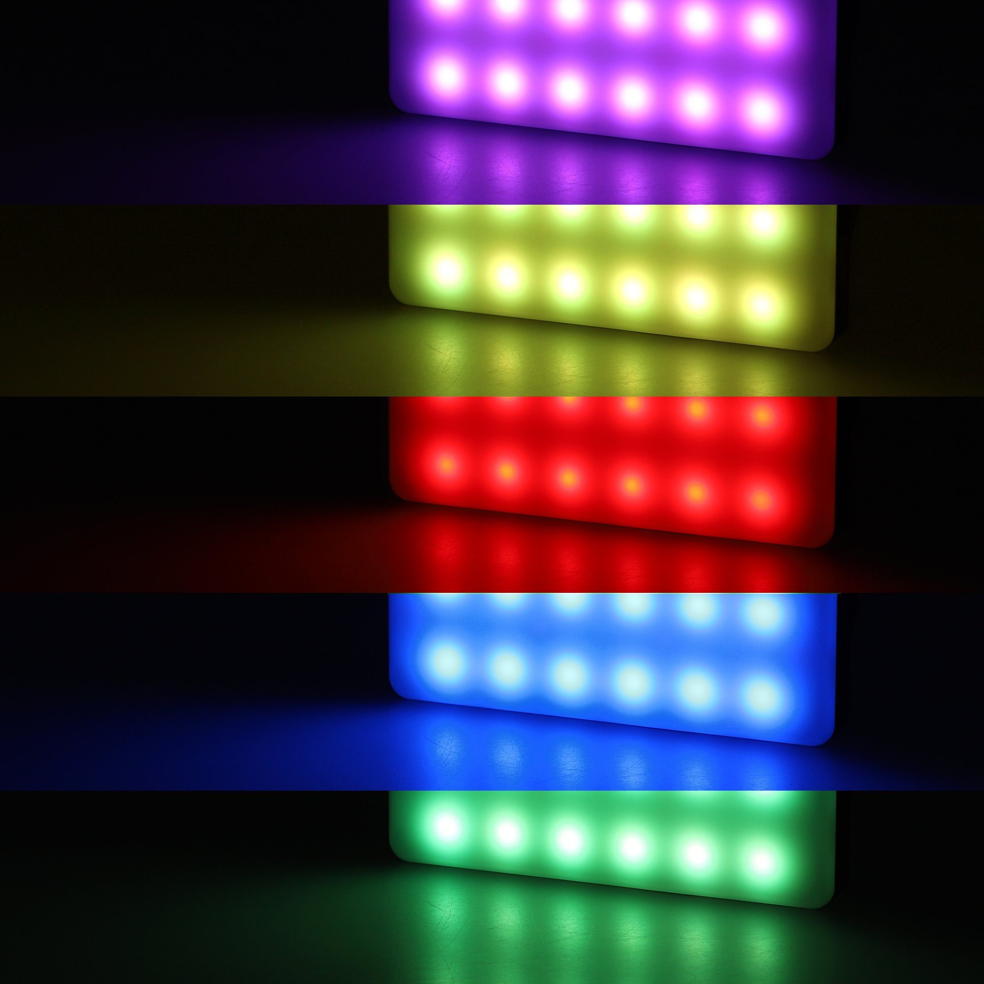 ayex LED Bilderleuchte LED Ambiente Ladbar Type-C Ausleuchtung RGB Perfekte Leuchte durch