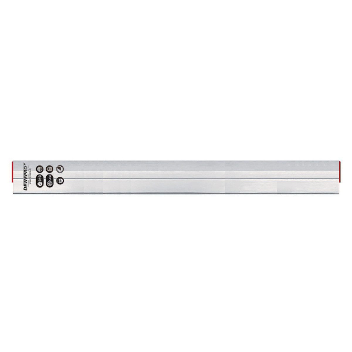 DEWEPRO Wasserwaage DEWEPRO kombinierte Trapez/HA-Kartätsche Alu Abziehlatte, 150cm 1,5m