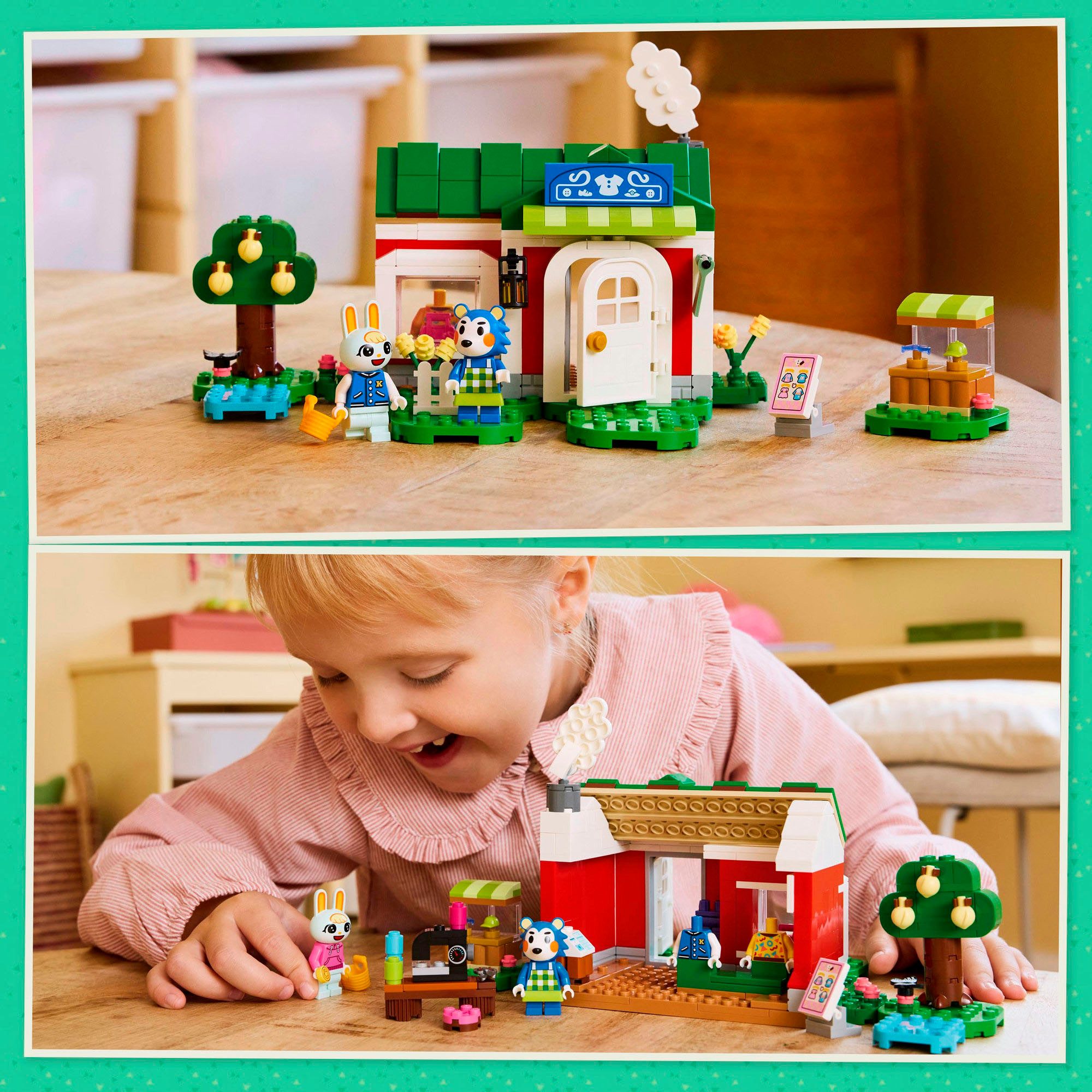 LEGO® Die Schneiderei der Schneiderschwestern (77055), LEGO Animal Crossing günstig online kaufen