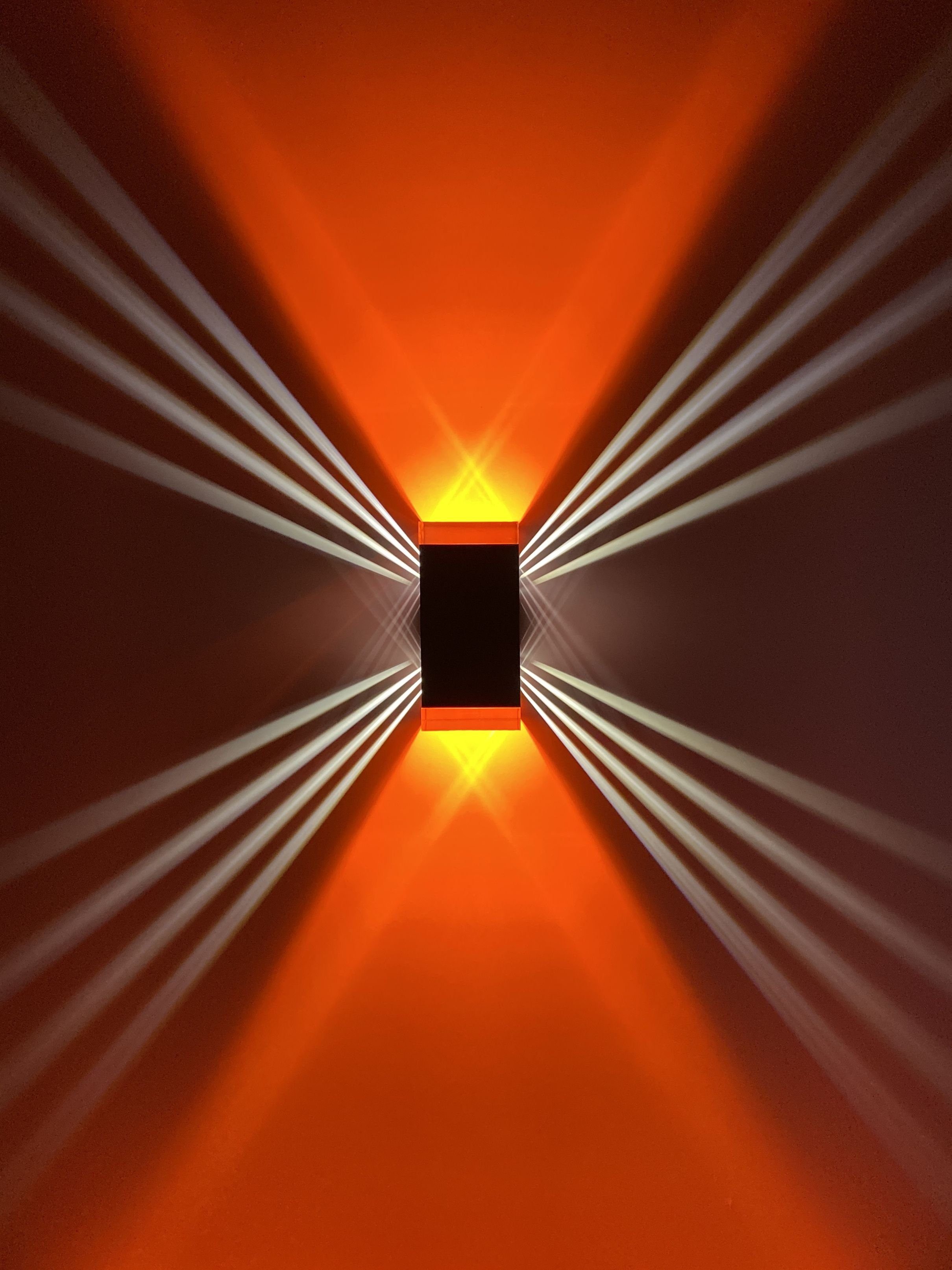 SpiceLED Lampenschirm Zubehör ShineLED-6, Farbfilterfolie für Acrylgläser, blutorange, Zubehör ShineLED-6, Farbfilterfolie für Acrylgläser, blutorange