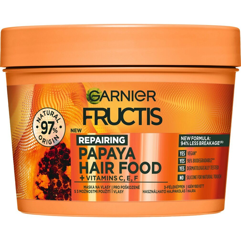 GARNIER Haarmaske Regenerating mask for damaged Papaya (Hair Food) 400ml
