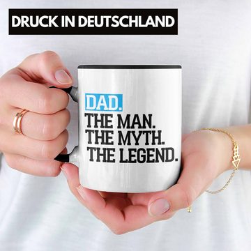 Trendation Tasse Tasse für Vater Lustig "Dad The Man The Myth The Legend" Vatertag Spru