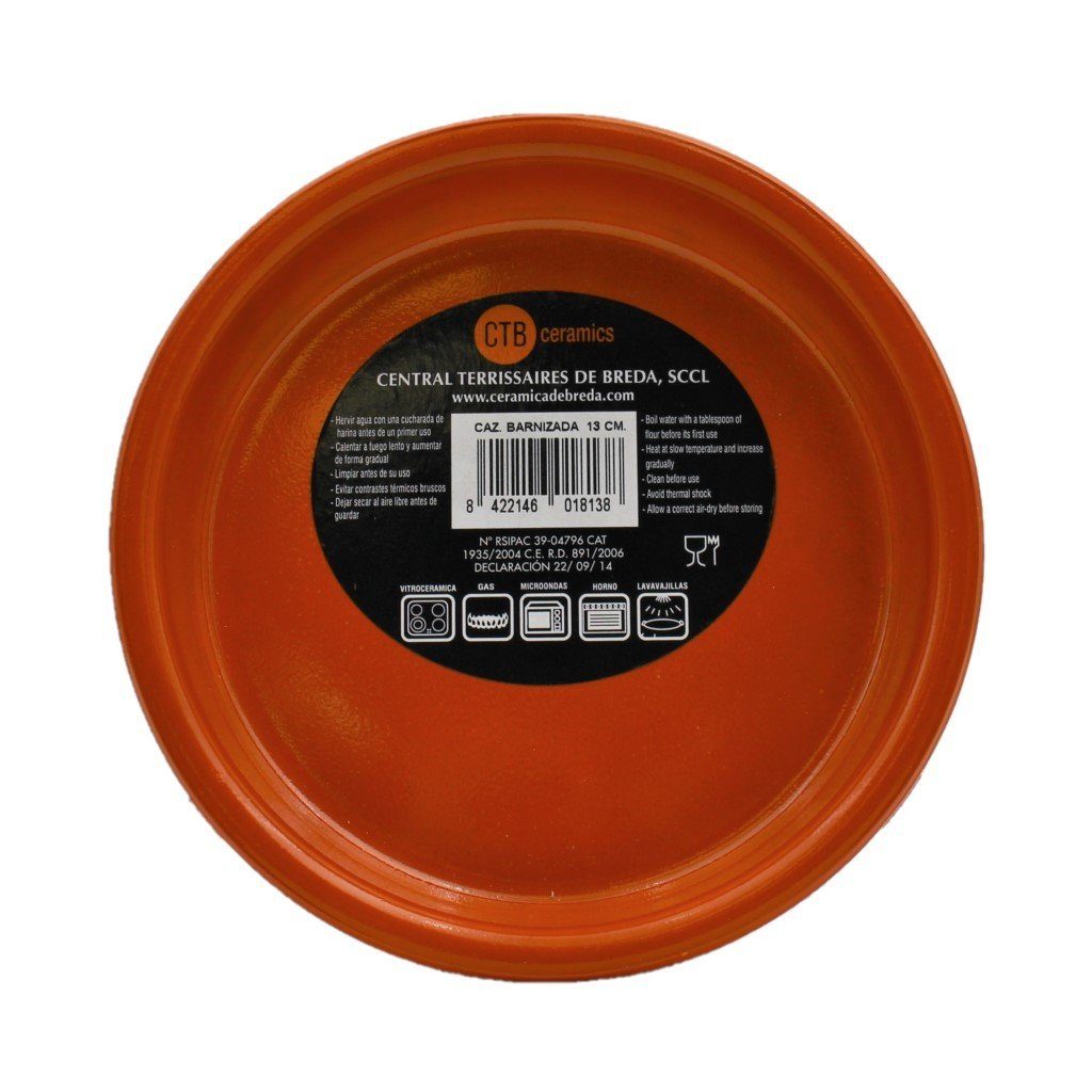 CTB Ceramics Schale CTB ceramics Tonschale Cazuela, Fassungsvermögen ca. 190ml, (1-tlg), handgefertigt