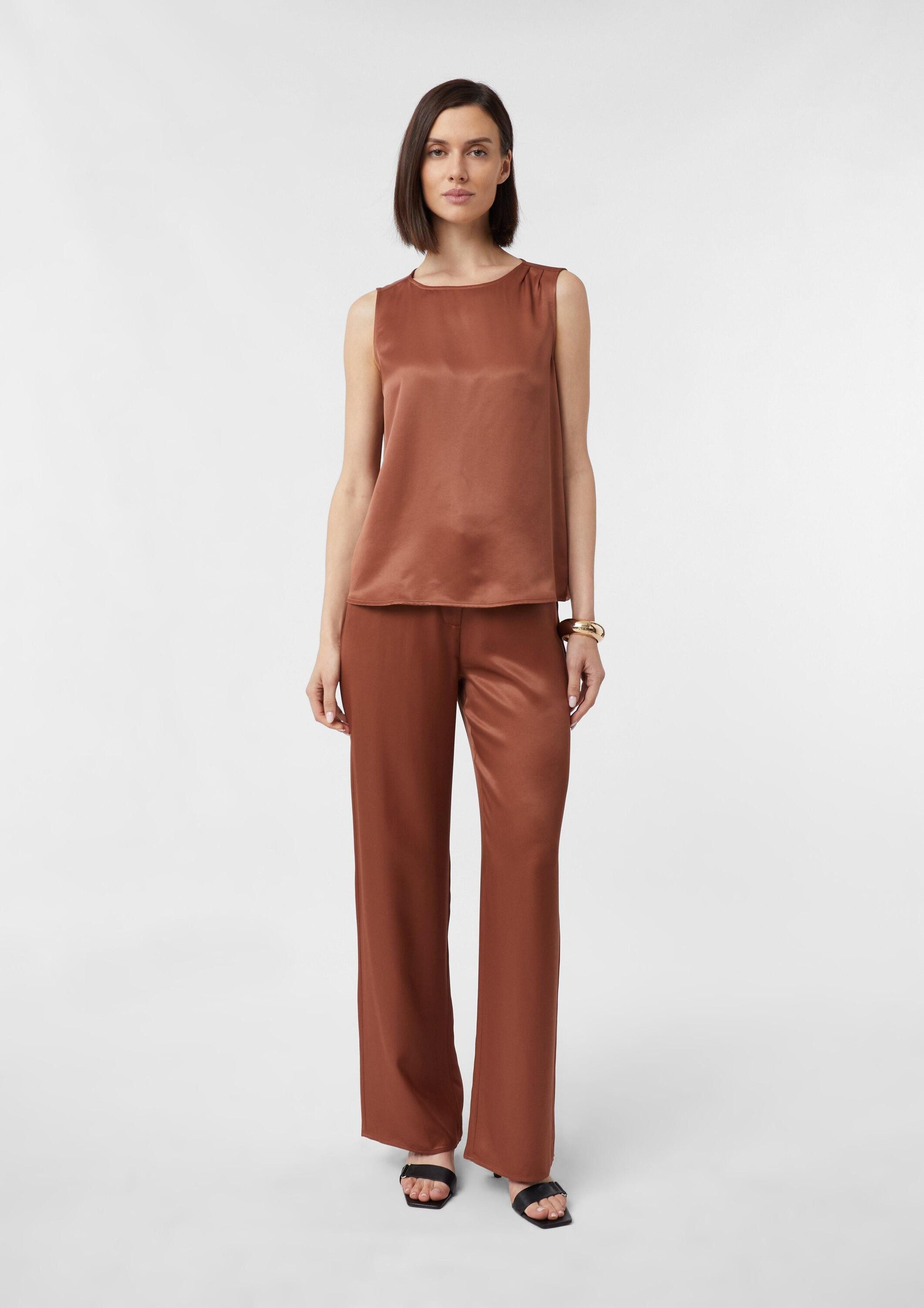 comma Chinos Hose Fließende Hose aus günstig online kaufen