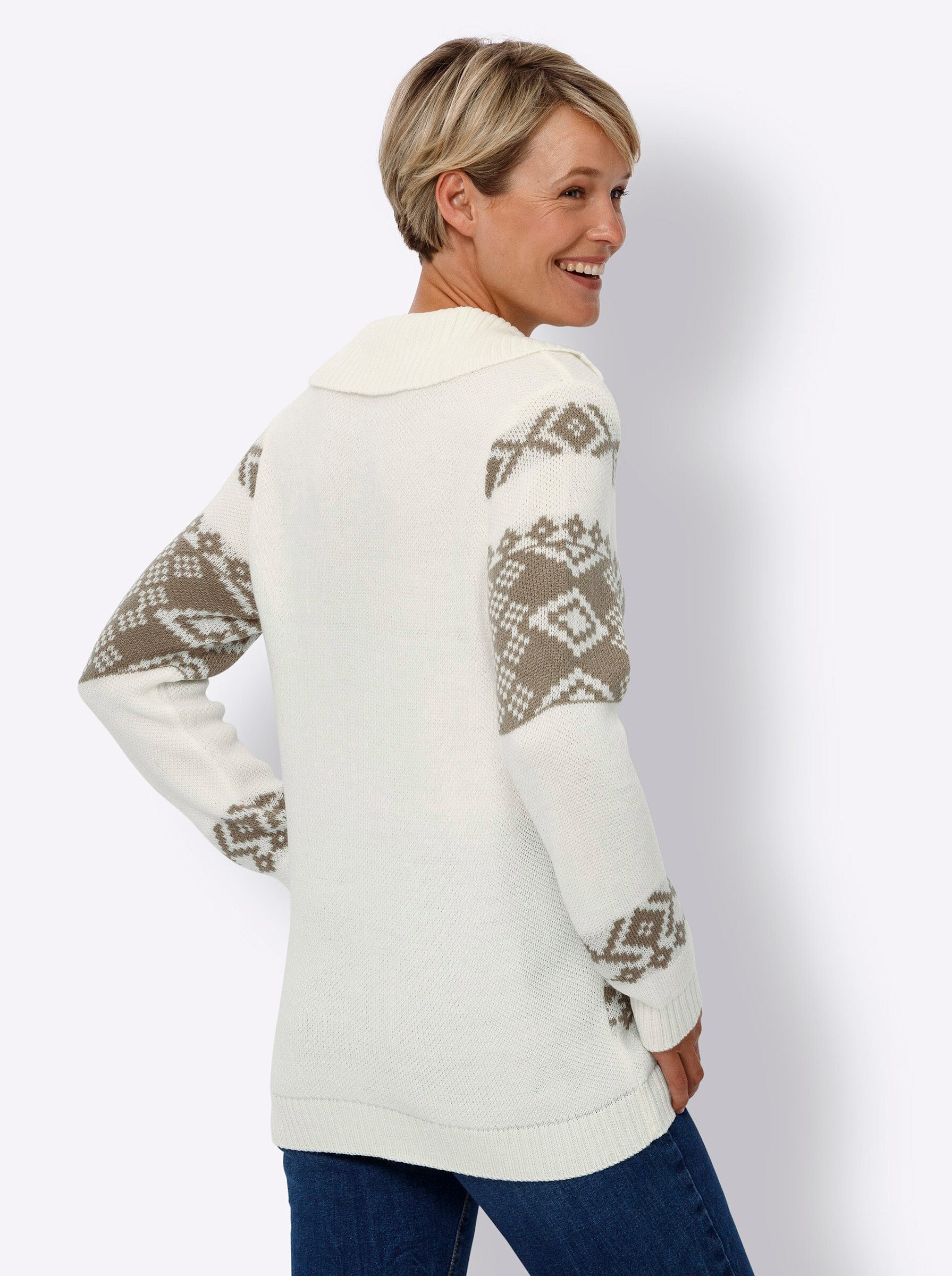 Sieh an! Strickpullover Norwegerpullover günstig online kaufen
