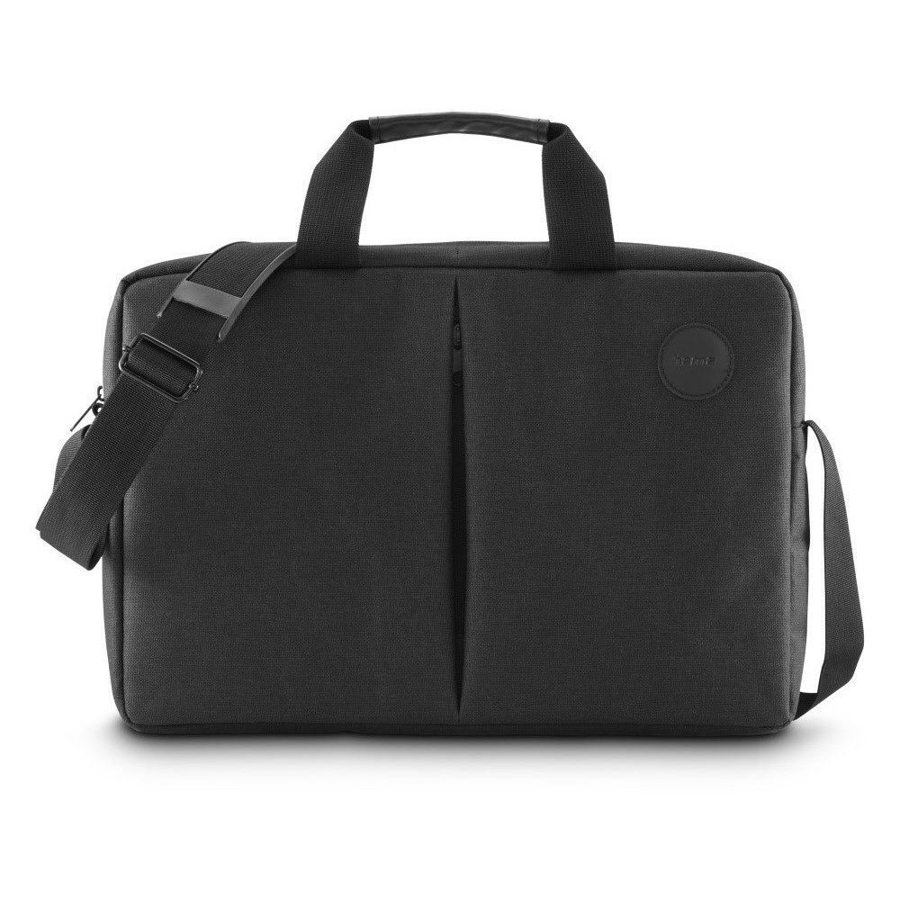 Hama Notebook-Rucksack 00231018 Genua Laptop-Tasche Schwarz Schutzhülle für Laptops (Genua)