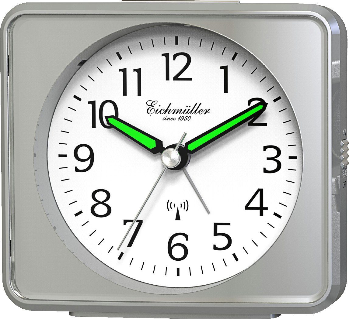 Eichmüller Funkwecker 9892-01 – Präziser silberfarbener Wecker mit ansteige günstig online kaufen
