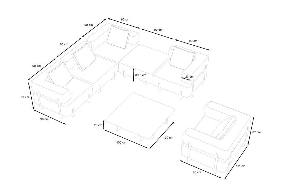 Ploß Gartenlounge-Set Epoque L
