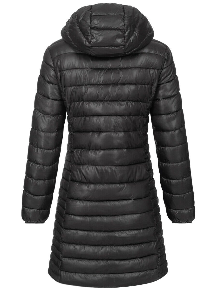 Geographical Norway Steppmantel Winter Jacke Steppjacke Parka Lange Kapuzenjacke Steppmantel Outdoor